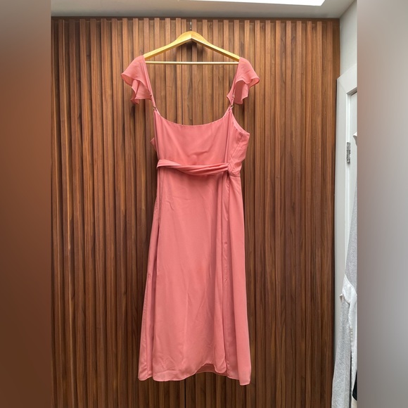ModCloth Feels Like Summer MIDI Wrap Dress Pink XL - Picture 6 of 7